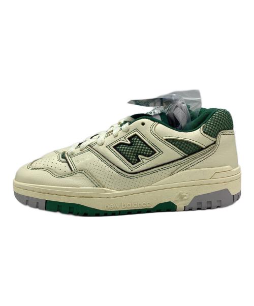 NEW BALANCE（ニューバランス）NEW BALANCE (ニューバランス) Aime Leon Dore (エメレオンドレ) ローカットスニーカー アイボリー×グリーン サイズ:24の古着・服飾アイテム