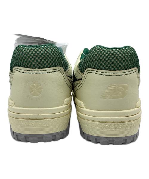 NEW BALANCE（ニューバランス）NEW BALANCE (ニューバランス) Aime Leon Dore (エメレオンドレ) ローカットスニーカー アイボリー×グリーン サイズ:24の古着・服飾アイテム