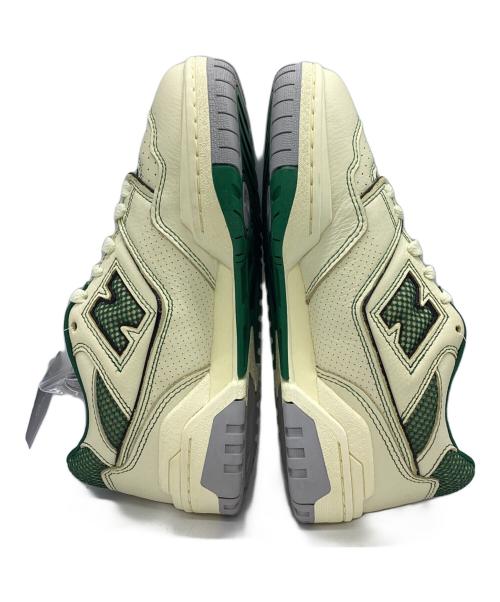NEW BALANCE（ニューバランス）NEW BALANCE (ニューバランス) Aime Leon Dore (エメレオンドレ) ローカットスニーカー アイボリー×グリーン サイズ:24の古着・服飾アイテム