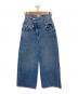 ZARA（ザラ）の古着「ZWダブルウエストデニムパンツ」｜インディゴ