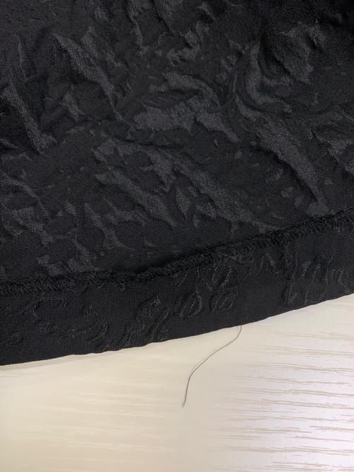 COEL（コエル）COEL (コエル) ふくれジャガードジップワンピース ブラック サイズ:36の古着・服飾アイテム