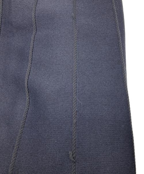 Maglie le cassetto（マーリエ ル カセット）Maglie le cassetto (マーリエ ル カセット) バイカラーニットワンピース ネイビー×ホワイト サイズ:７の古着・服飾アイテム