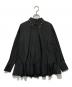 TSURU by MARIKO OIKAWA（ツルバイマリコオイカワ）の古着「Pirouette パールペプラムブラウス」｜ブラック
