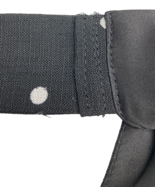 Rose Tiara（ローズティアラ）Rose Tiara (ローズティアラ) ドットフレアロングワンピース ブラック サイズ:46の古着・服飾アイテム