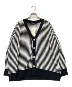 UNTITLEDアンタイトル）の古着「ワイドシルエットカーディガン」｜ブラック