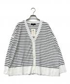 UNTITLEDアンタイトル）の古着「ワイドシルエットカーディガン」｜ホワイト