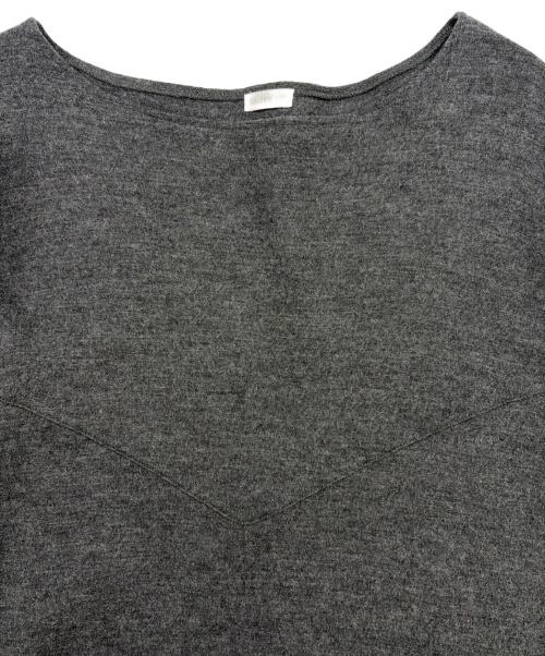 GALERIE VIE（ギャルリーヴィー）GALERIE VIE (ギャルリーヴィー) ミルドスムース ボートネックワンピース グレー サイズ:SIZE Freeの古着・服飾アイテム