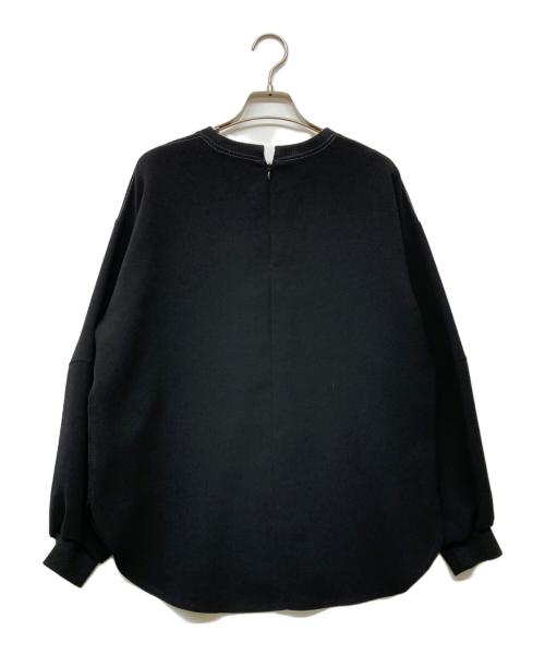 UNITED ARROWS（ユナイテッドアローズ）UNITED ARROWS (ユナイテッドアローズ) COMFY ステッチ プルオーバー ブラック サイズ:38の古着・服飾アイテム