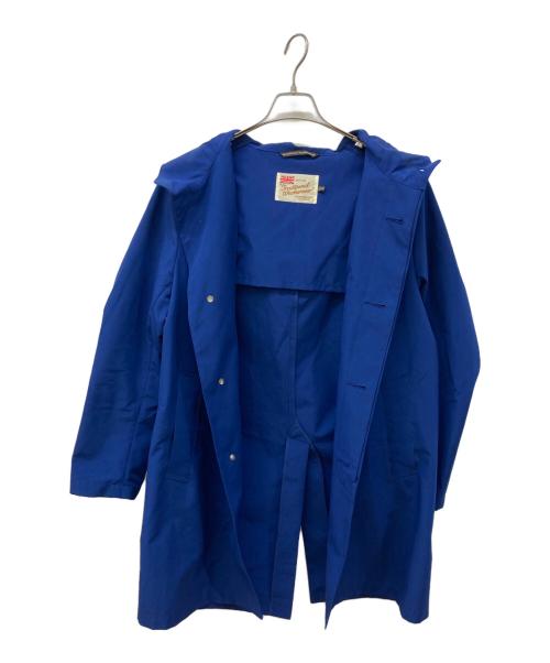 Traditional Weatherwear（トラディショナルウェザーウェア）Traditional Weatherwear (トラディショナルウェザーウェア) フーデッドコート ブルー サイズ:38の古着・服飾アイテム