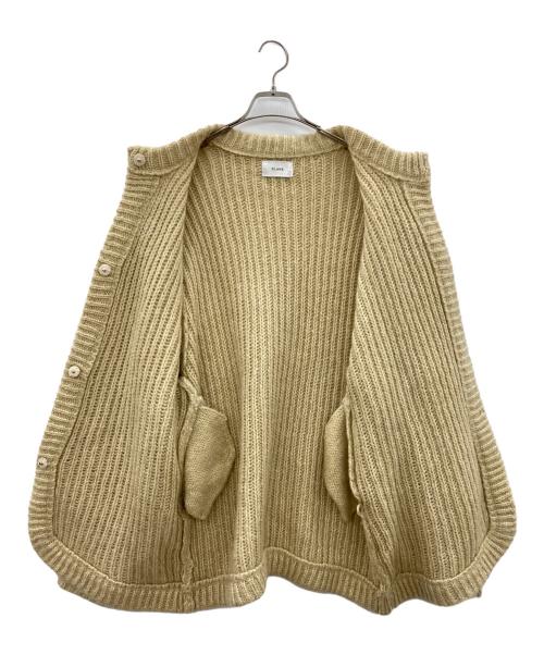 CLANE（クラネ）CLANE (クラネ) COLOR MOHAIR SHAGGY CARDIGAN（カラーモヘアシャギーカーディガン） ベージュ サイズ:2の古着・服飾アイテム