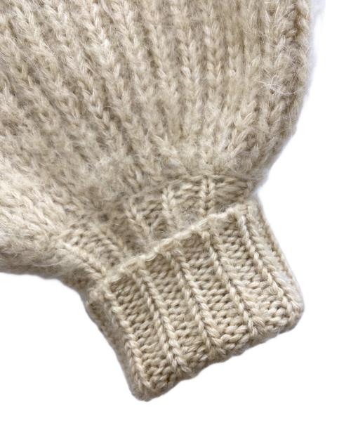 CLANE（クラネ）CLANE (クラネ) COLOR MOHAIR SHAGGY CARDIGAN（カラーモヘアシャギーカーディガン） ベージュ サイズ:2の古着・服飾アイテム