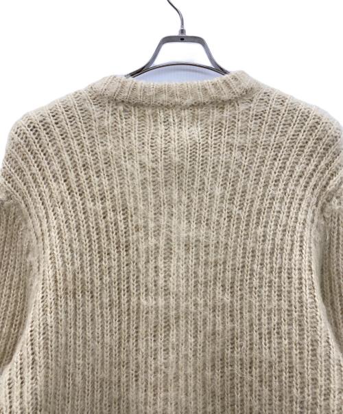 CLANE（クラネ）CLANE (クラネ) COLOR MOHAIR SHAGGY CARDIGAN（カラーモヘアシャギーカーディガン） ベージュ サイズ:2の古着・服飾アイテム