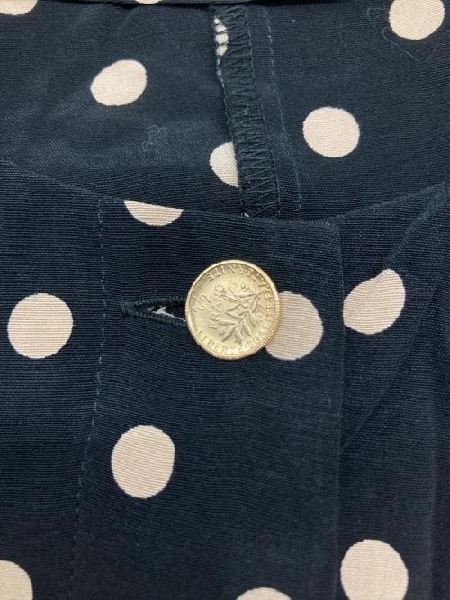 journal standard L'essage（ジャーナルスタンダード レサージュ）journal standard L'essage (ジャーナルスタンダード レサージュ) IPEKERタックハーフスリーブブラウス ブラック サイズ: Freeの古着・服飾アイテム