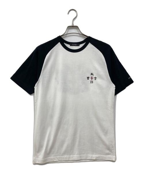 BURBERRY BLACK LABEL（バーバリーブラックレーベル）BURBERRY BLACK LABEL (バーバリーブラックレーベル) プリントTシャツ ホワイト サイズ:3の古着・服飾アイテム