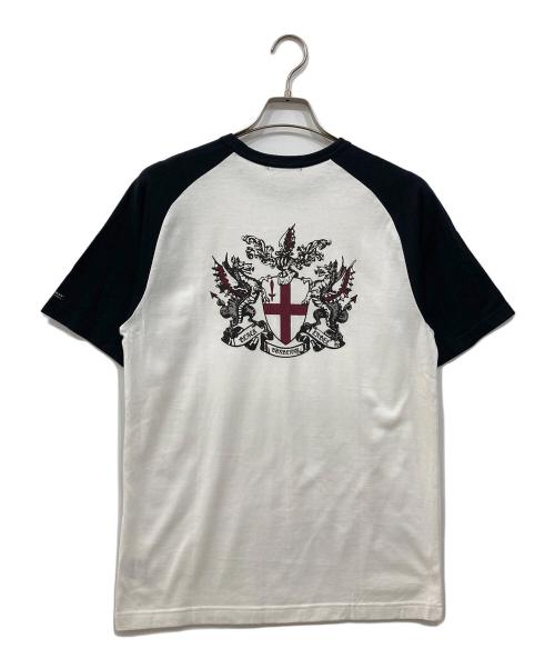 BURBERRY BLACK LABEL（バーバリーブラックレーベル）BURBERRY BLACK LABEL (バーバリーブラックレーベル) プリントTシャツ ホワイト サイズ:3の古着・服飾アイテム