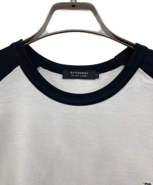 BURBERRY BLACK LABEL（バーバリーブラックレーベル）BURBERRY BLACK LABEL (バーバリーブラックレーベル) プリントTシャツ ホワイト サイズ:3の古着・服飾アイテム