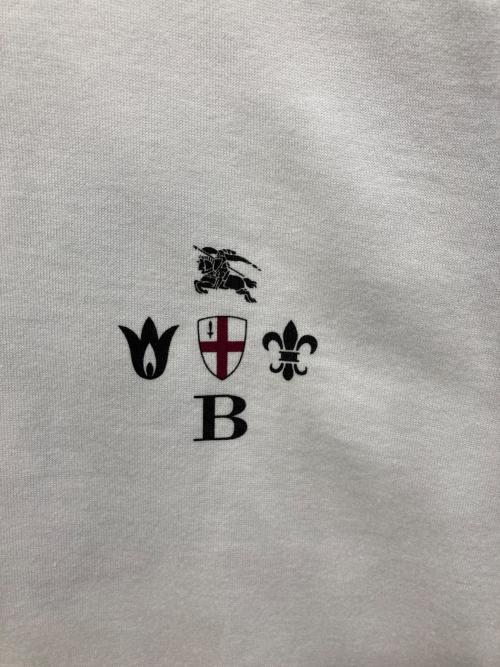 BURBERRY BLACK LABEL（バーバリーブラックレーベル）BURBERRY BLACK LABEL (バーバリーブラックレーベル) プリントTシャツ ホワイト サイズ:3の古着・服飾アイテム