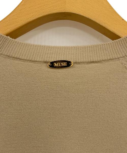 DEUXIEME CLASSE（ドゥーズィエム クラス）Deuxieme Classe (ドゥーズィエム クラス) OPTIMO クルーネックプルオーバー ベージュ サイズ:-の古着・服飾アイテム