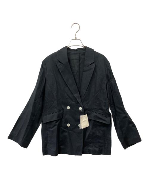 IENA（イエナ）IENA (イエナ) フレンチリネンジャケット ネイビー サイズ:36の古着・服飾アイテム