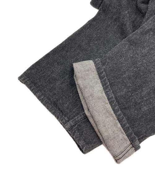 COMOLI（コモリ）COMOLI (コモリ) デニムベルテッドパンツ ブラック サイズ:3の古着・服飾アイテム