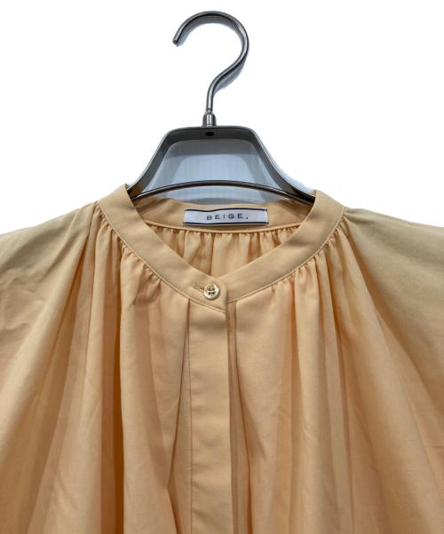 BEIGE（ベイジ）BEIGE (ベイジ) LUCILLE バンドカラーブラウス オレンジ サイズ:2の古着・服飾アイテム