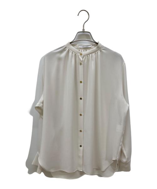 BEIGE（ベイジ）BEIGE (ベイジ) STOW バンドカラーブラウス アイボリー サイズ:SIZE 4の古着・服飾アイテム