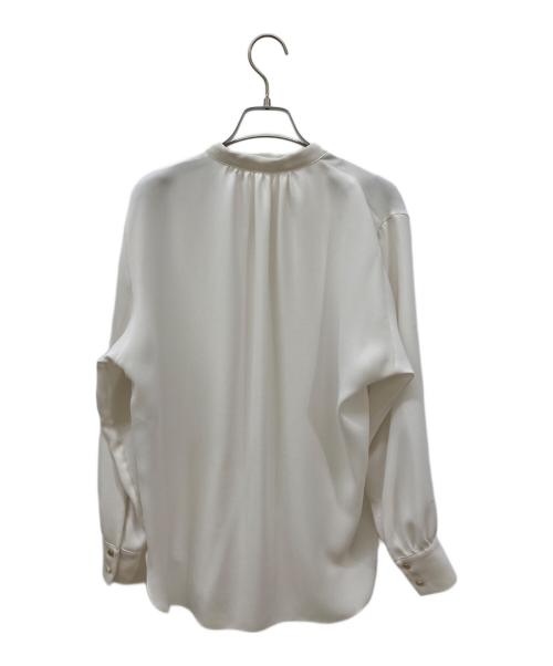 BEIGE（ベイジ）BEIGE (ベイジ) STOW バンドカラーブラウス アイボリー サイズ:SIZE 4の古着・服飾アイテム