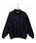blurhms（ブラームス）の古着「C/Silk Nep Harf-zip」｜ブラック
