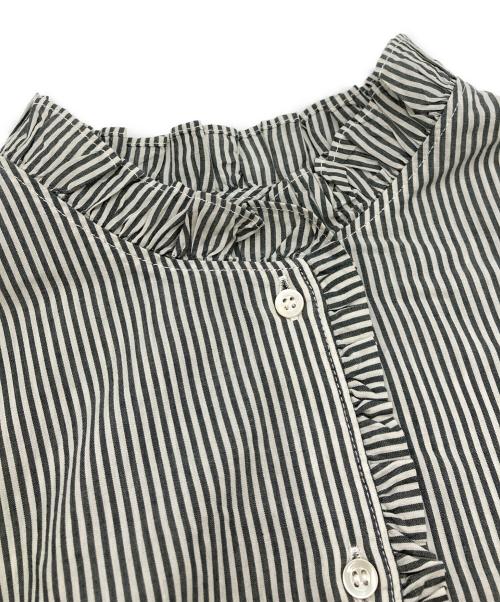 SLOBE IENA（スローブ イエナ）SLOBE IENA (スローブ イエナ) 24AW ミニフリルブラウス グレー サイズ:-の古着・服飾アイテム