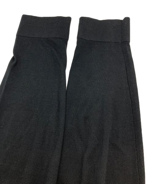 DAMA collection（ダーマコレクション）DAMA collection (ダーマコレクション) アンサンブルドッキングシルクカーディガン パープル×ブラック サイズ:Lの古着・服飾アイテム