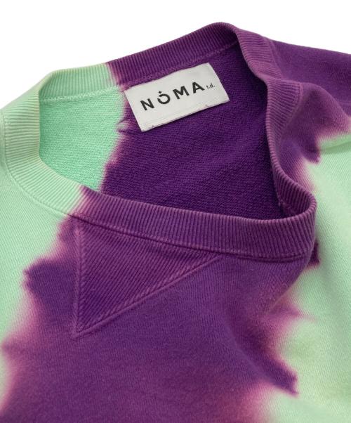 NOMA t.d.（ノーマティーディー）NOMA t.d. (ノーマティーディー) タイダイ Twisted スウェット グリーン×パープル サイズ:2の古着・服飾アイテム