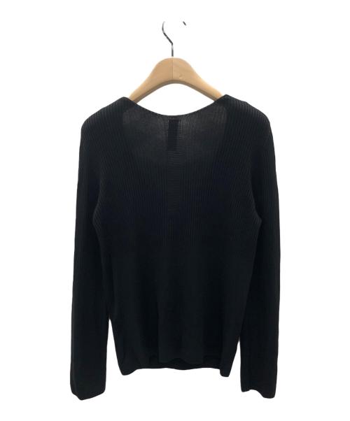 CFCL（シーエフシーエル）CFCL (シーエフシーエル) BS RIB V-NECK TOP ブラック サイズ:1の古着・服飾アイテム