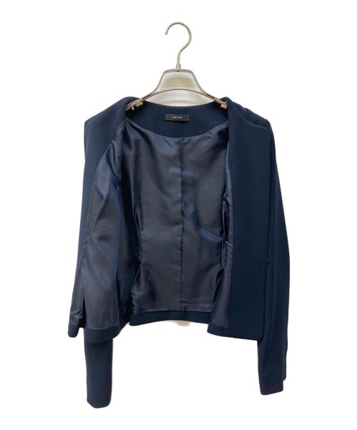 YOKO CHAN（ヨーコチャン）YOKO CHAN (ヨーコチャン) パールジャケット ネイビー サイズ:38の古着・服飾アイテム