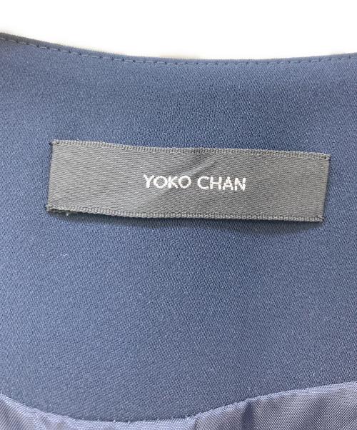 YOKO CHAN（ヨーコチャン）YOKO CHAN (ヨーコチャン) パールジャケット ネイビー サイズ:38の古着・服飾アイテム
