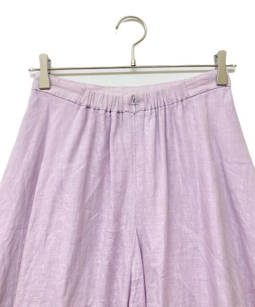 eclat（エクラ）eclat (エクラ) リネンマキシスカート ラベンダー サイズ:38の古着・服飾アイテム