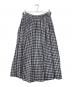 SOIL (ソイル) ビッグギンガムチェックギャザースカート ブラック サイズ:Ⅱ：7000円