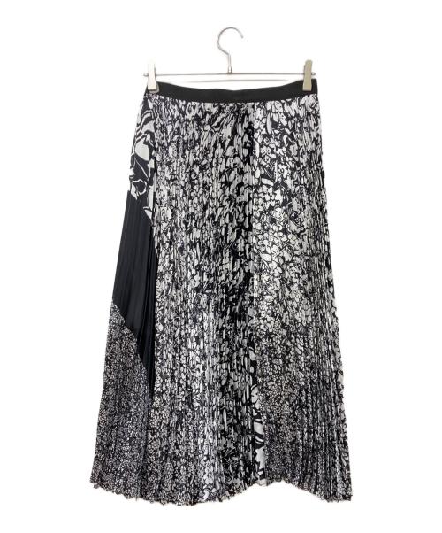 sacai（サカイ）sacai (サカイ) Floral Print Skirt ブラック サイズ:1の古着・服飾アイテム