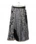 sacai（サカイ）の古着「Floral Print Skirt」｜ブラック
