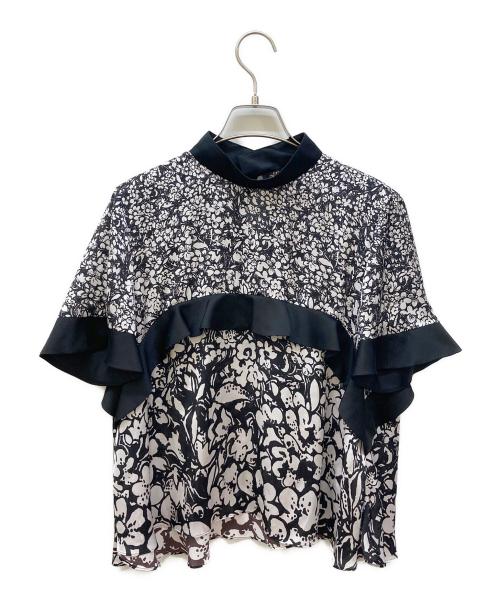 sacai（サカイ）sacai (サカイ) Floral Print Pullover ブラック サイズ:1の古着・服飾アイテム