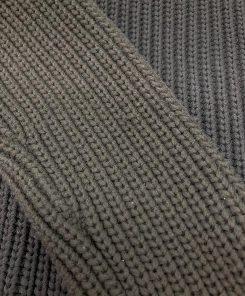 DIESEL（ディーゼル）DIESEL (ディーゼル) 切替ニットパーカー カーキ サイズ:Sの古着・服飾アイテム