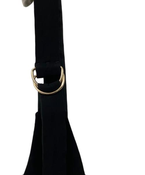 PHOTOCOPIEU（フォトコピュー）PHOTOCOPIEU (フォトコピュー) ワンショルダースカート ブラック サイズ:38の古着・服飾アイテム