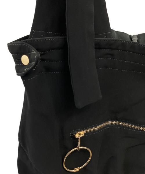 PHOTOCOPIEU（フォトコピュー）PHOTOCOPIEU (フォトコピュー) ワンショルダースカート ブラック サイズ:38の古着・服飾アイテム