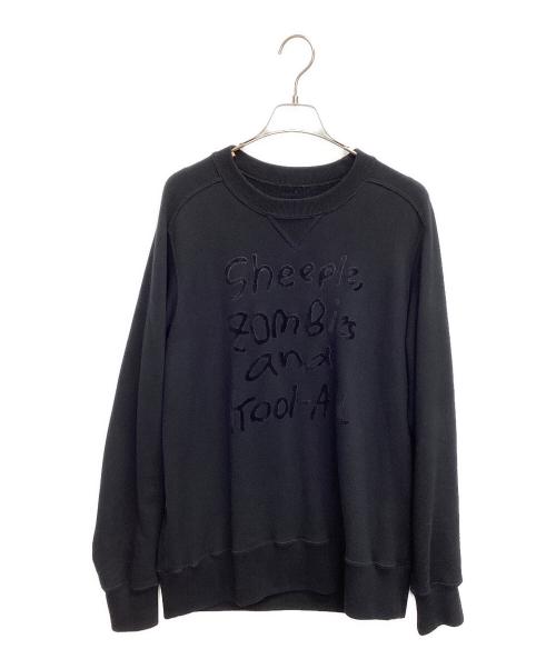 sacai（サカイ）sacai (サカイ) MADSAKI Flock Print Pullover ブラック サイズ:3の古着・服飾アイテム