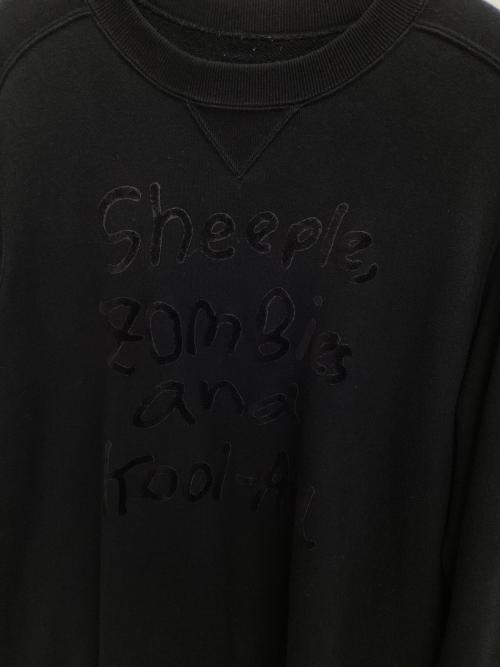 sacai（サカイ）sacai (サカイ) MADSAKI Flock Print Pullover ブラック サイズ:3の古着・服飾アイテム