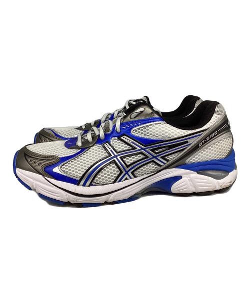 asics（アシックス）asics (アシックス) スニーカー ホワイト×ブルー サイズ:27.5の古着・服飾アイテム
