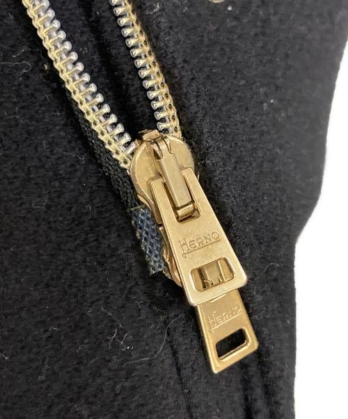 HERNO（ヘルノ）HERNO (ヘルノ) ウールダウンコート ブラック サイズ:42の古着・服飾アイテム
