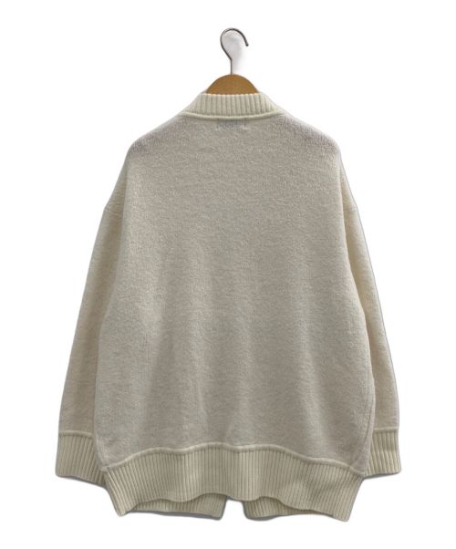 L'EQUIPE（レキップ）L'EQUIPE (レキップ) ブークレーニットカーディガン アイボリー サイズ:38の古着・服飾アイテム