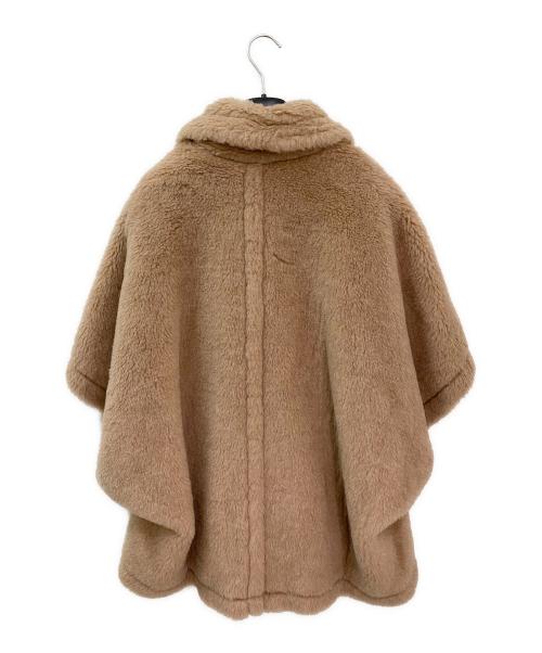 MaxMara（マックスマーラ）MaxMara (マックスマーラ) テディベアアルパカポンチョ ハニー サイズ:165/88 未使用品の古着・服飾アイテム