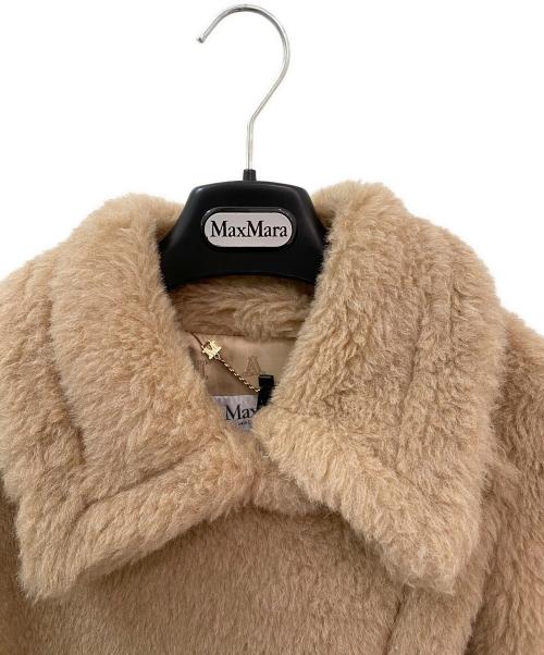 MaxMara（マックスマーラ）MaxMara (マックスマーラ) テディベアアルパカポンチョ ハニー サイズ:165/88 未使用品の古着・服飾アイテム