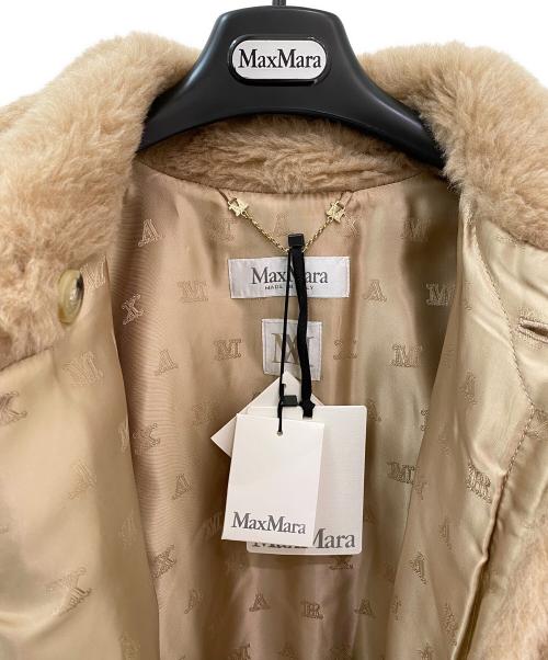 MaxMara（マックスマーラ）MaxMara (マックスマーラ) テディベアアルパカポンチョ ハニー サイズ:165/88 未使用品の古着・服飾アイテム